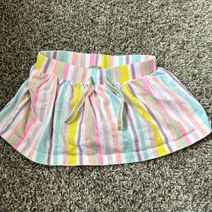 24 month toddler girl Osh Kosh rainbow skort with attached diaper cover